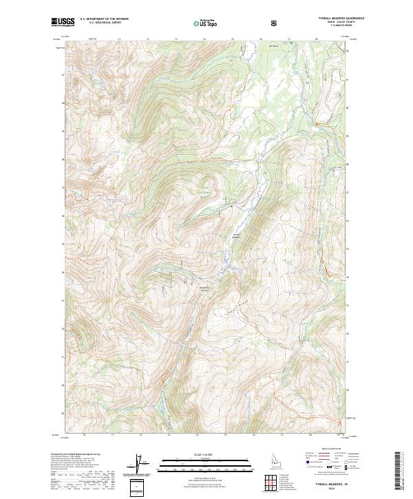 USGS Topographic Map – Tyndall Meadows