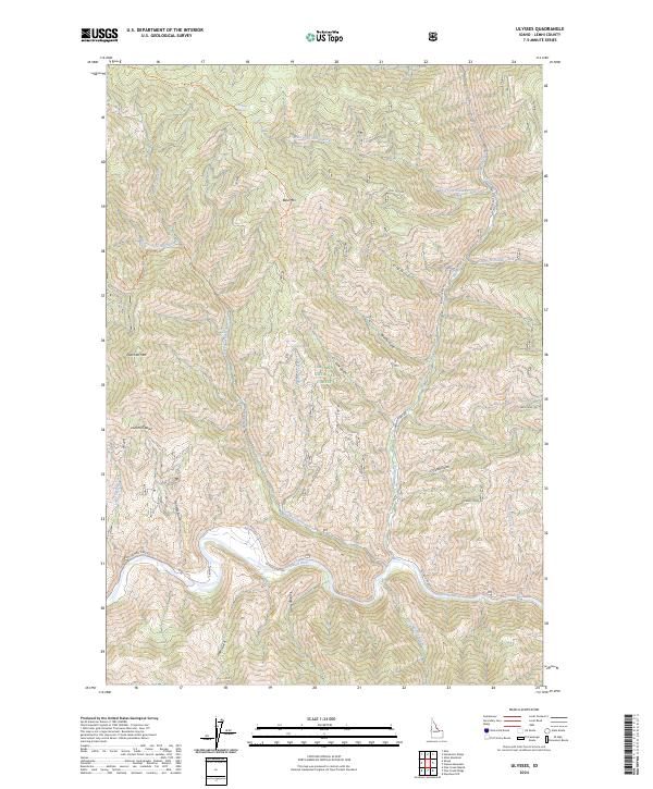 USGS Topographic Map – Ulysses