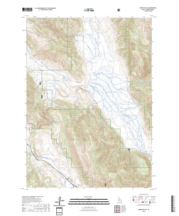 USGS Topographic Map – Upper Valley