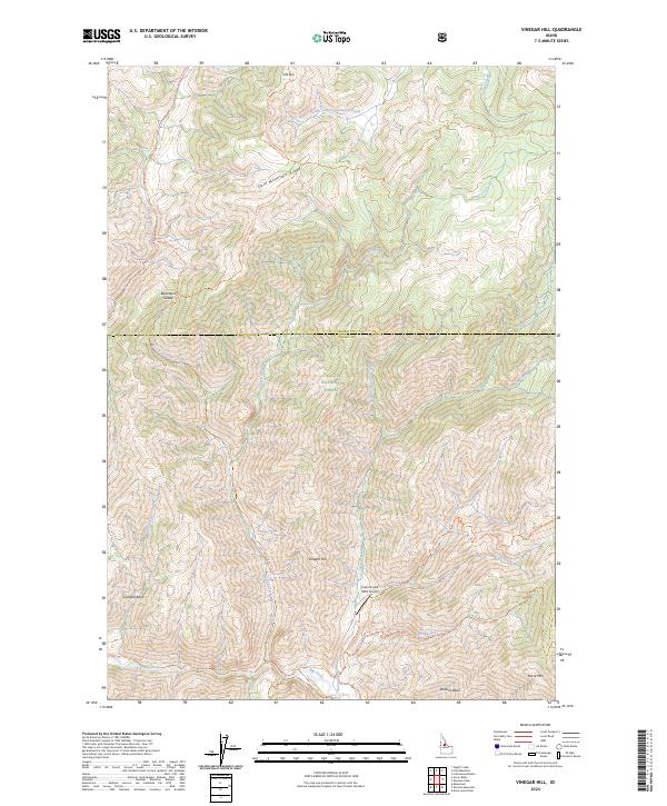 USGS Topographic Map – Vinegar Hill