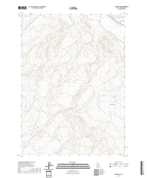 USGS Topographic Map – Vinson Wash