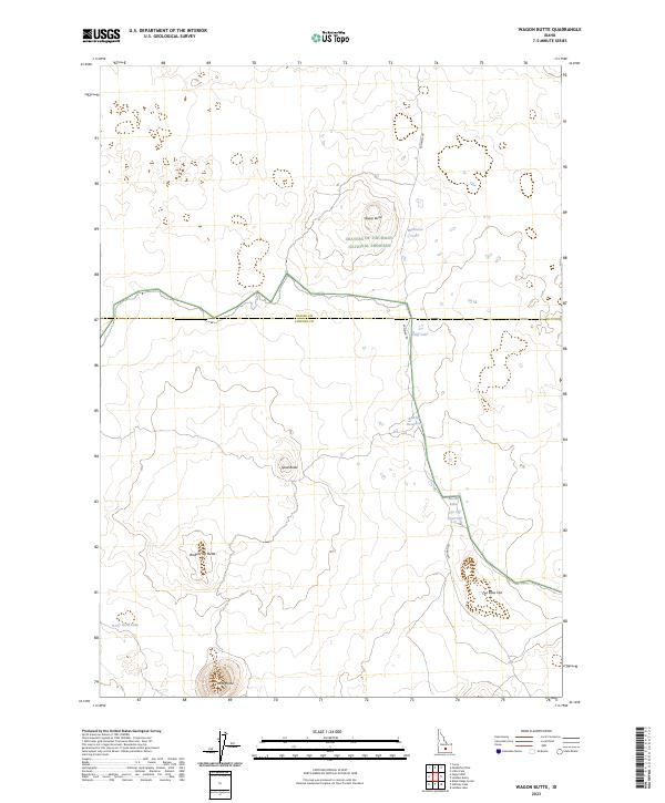 USGS Topographic Map – Wagon Butte