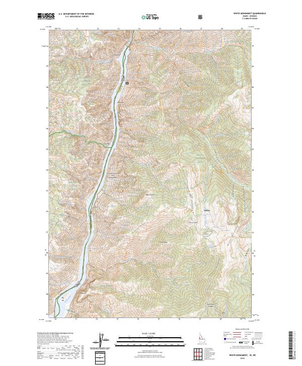 USGS Topographic Map – White Monument