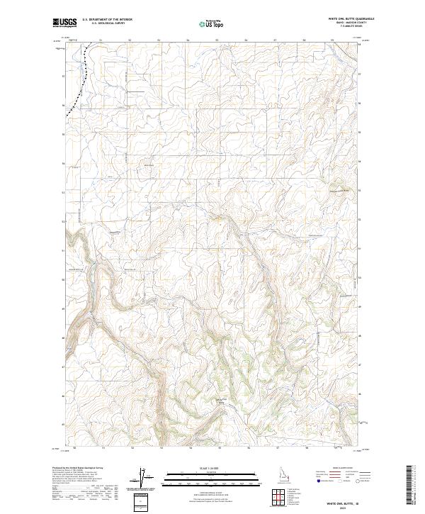 USGS Topographic Map – White Owl Butte