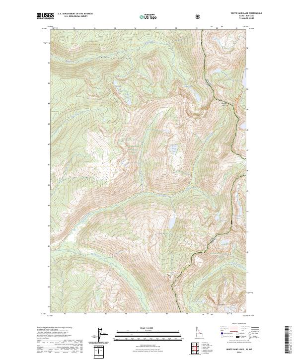 USGS Topographic Map – White Sand Lake