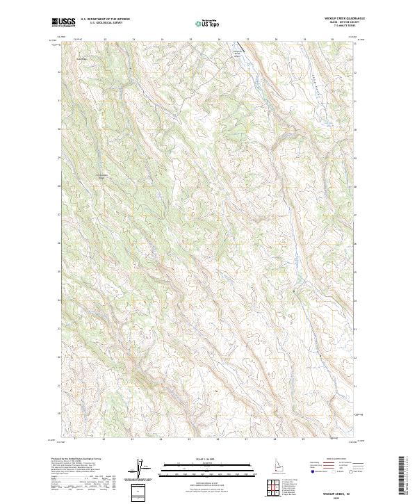 USGS Topographic Map – Wickiup Creek