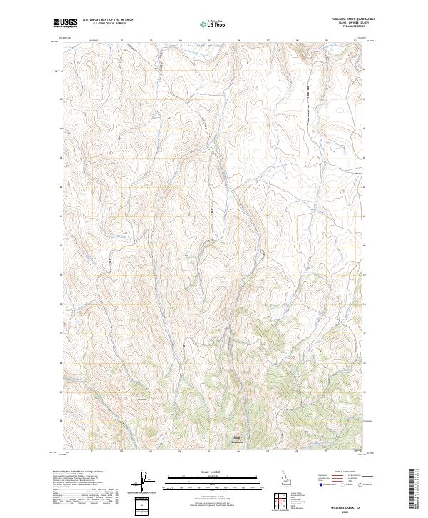 USGS Topographic Map – Williams Creek