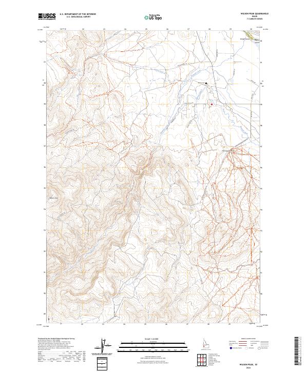 USGS Topographic Map – Wilson Peak