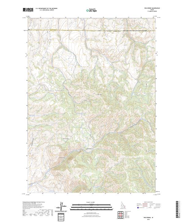 USGS Topographic Map – Wolverine