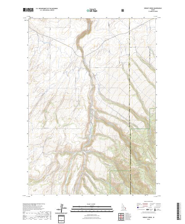 USGS Topographic Map – Wright Creek