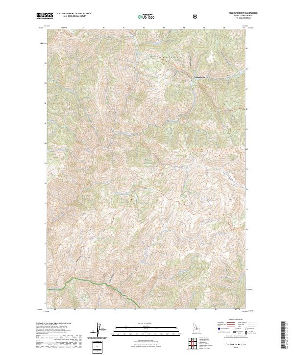 USGS Topographic Map – Yellowjacket
