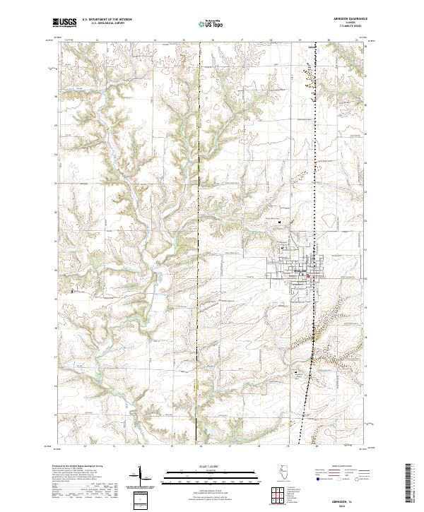 USGS Topographic Map – Abingdon