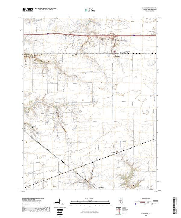 USGS Topographic Map – Alexander