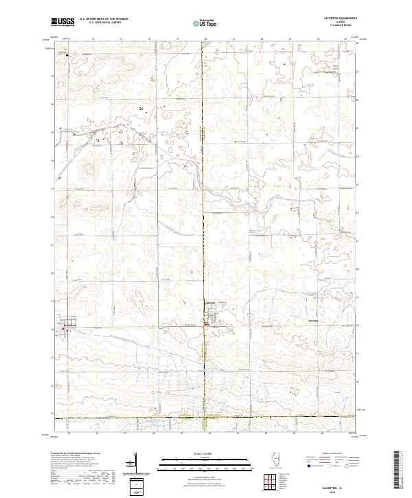 USGS Topographic Map – Allerton