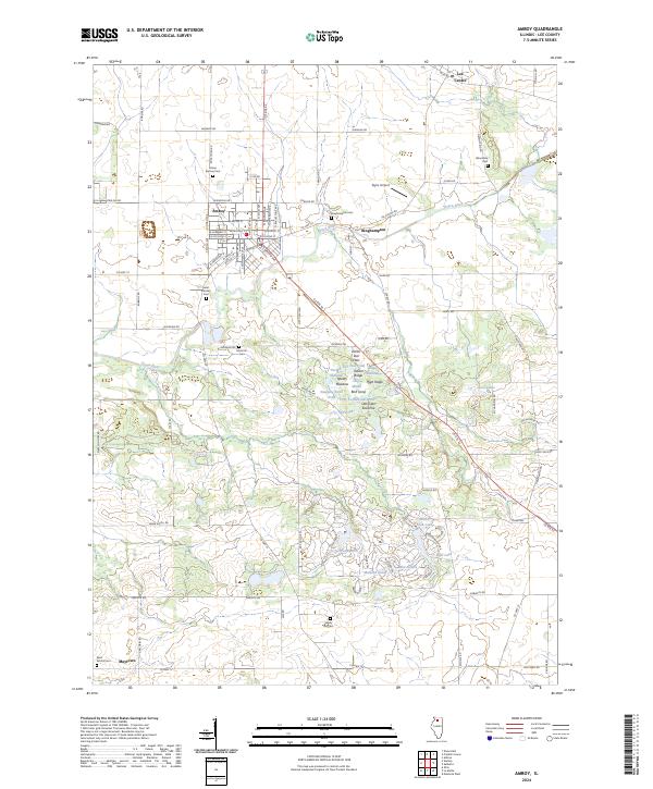 USGS Topographic Map – Amboy