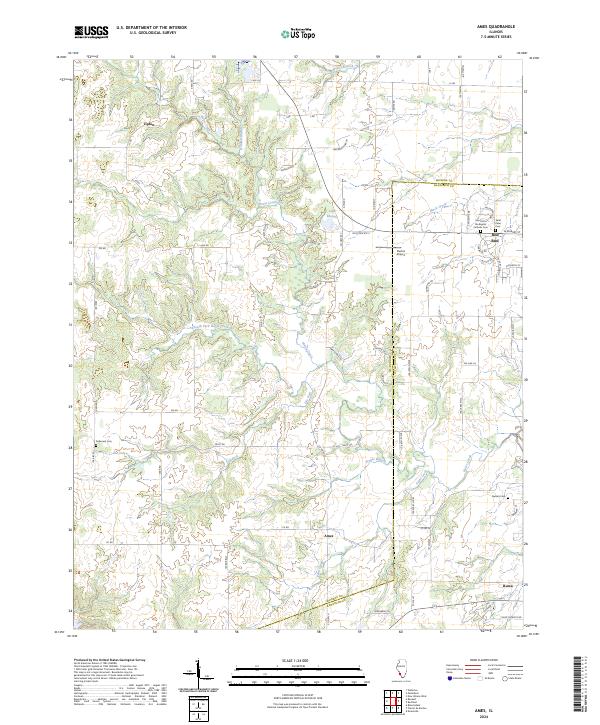 USGS Topographic Map – Ames