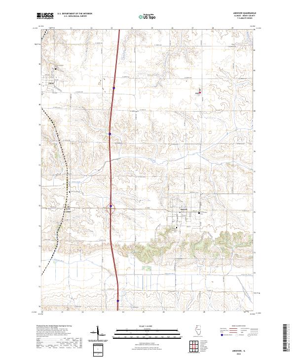 USGS Topographic Map – Andover