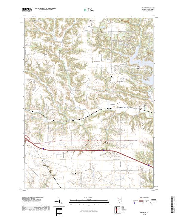 USGS Topographic Map – Appleton