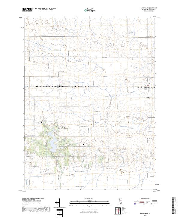 USGS Topographic Map – Arrowsmith