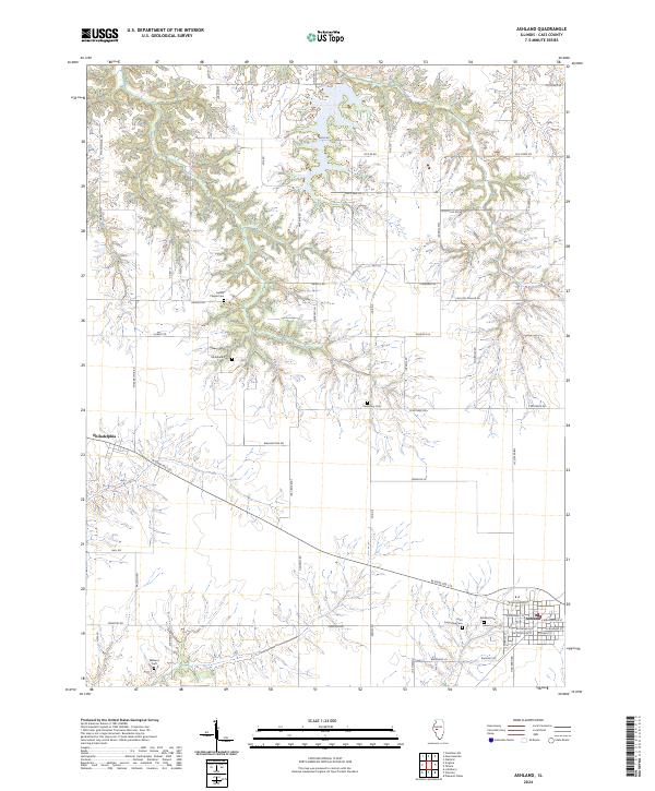 USGS Topographic Map – Ashland
