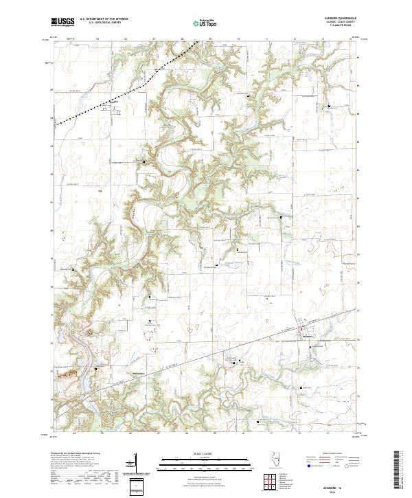 USGS Topographic Map – Ashmore