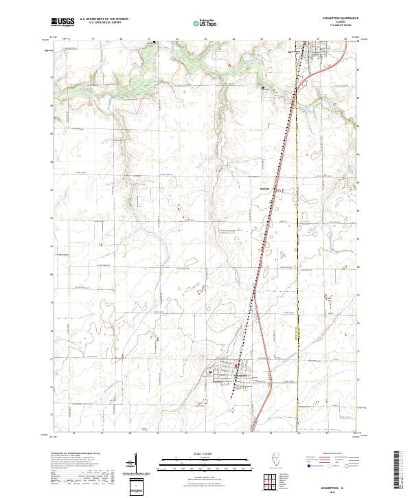 USGS Topographic Map – Assumption
