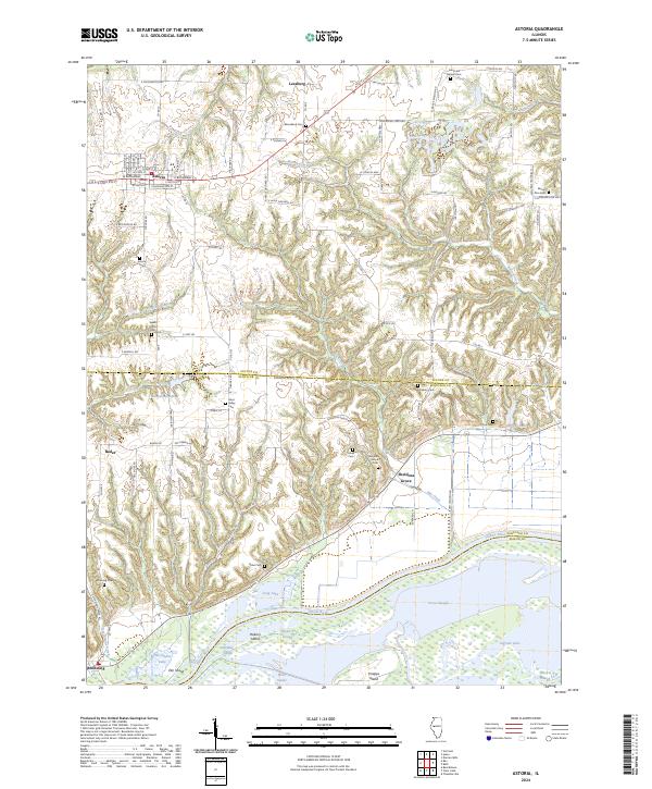 USGS Topographic Map – Astoria
