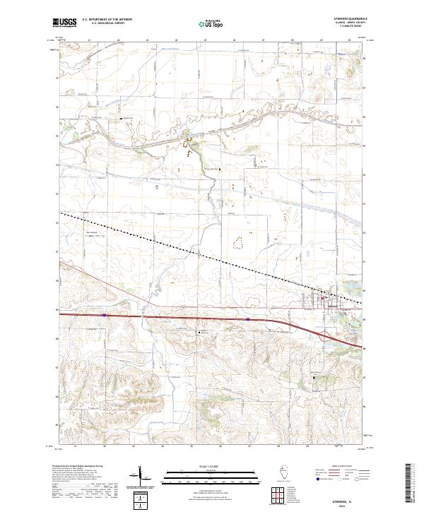 USGS Topographic Map – Atkinson