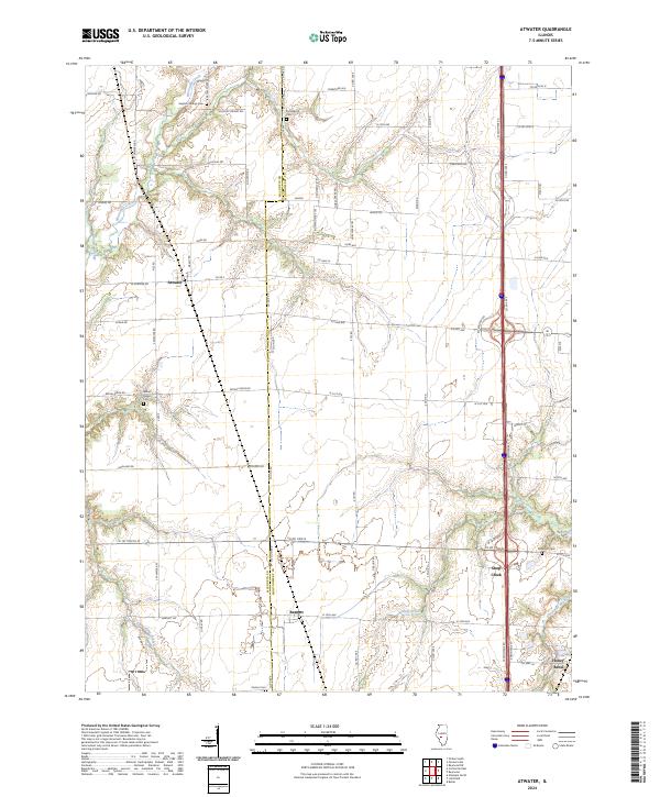 USGS Topographic Map – Atwater