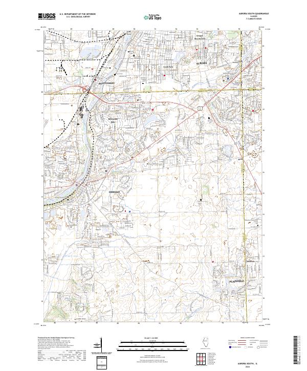 USGS Topographic Map – Aurora South