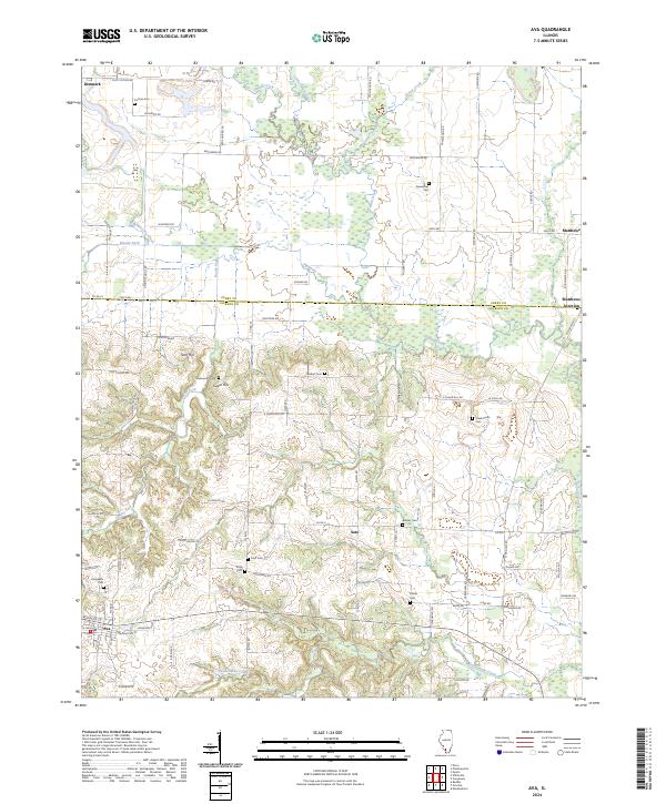 USGS Topographic Map – Ava