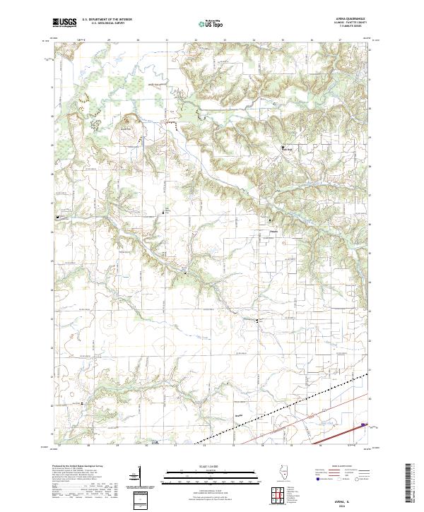 USGS Topographic Map – Avena
