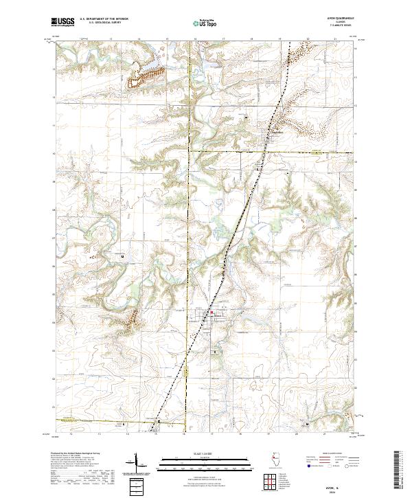 USGS Topographic Map – Avon