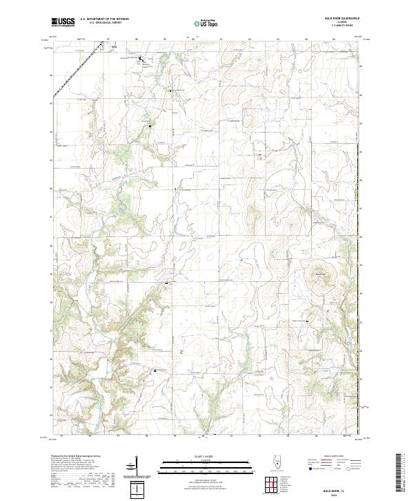 USGS Topographic Map – Bald Knob