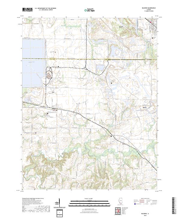 USGS Topographic Map – Baldwin