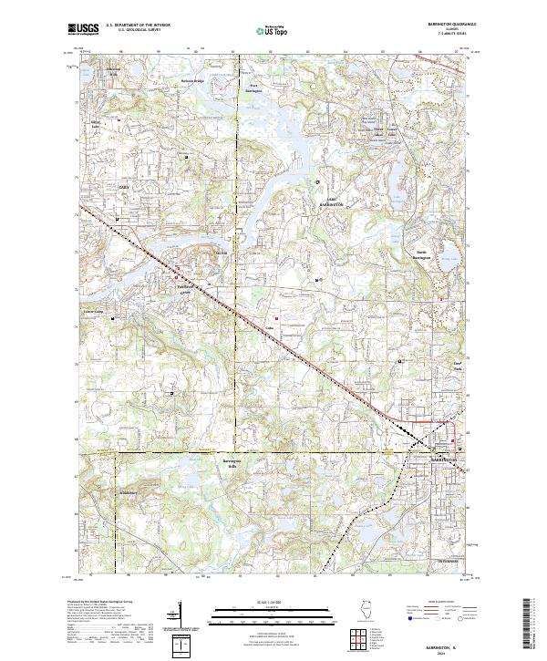 USGS Topographic Map – Barrington