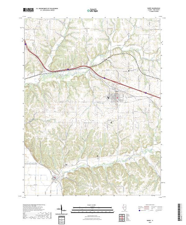 USGS Topographic Map – Barry