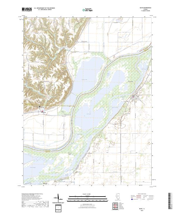 USGS Topographic Map – Bath