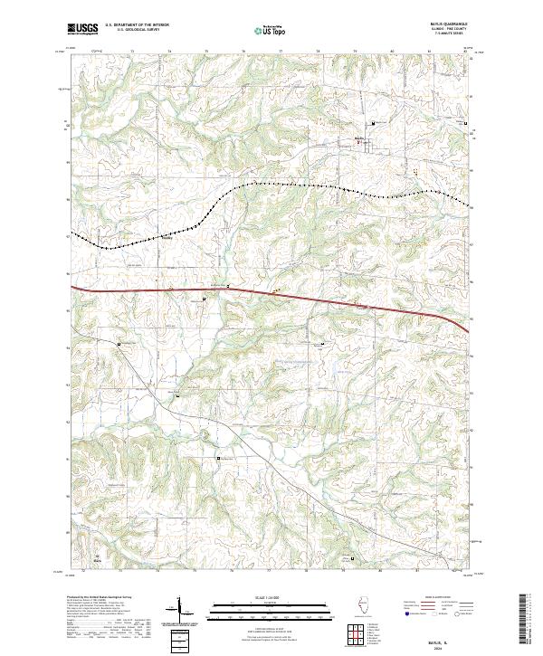 USGS Topographic Map – Baylis