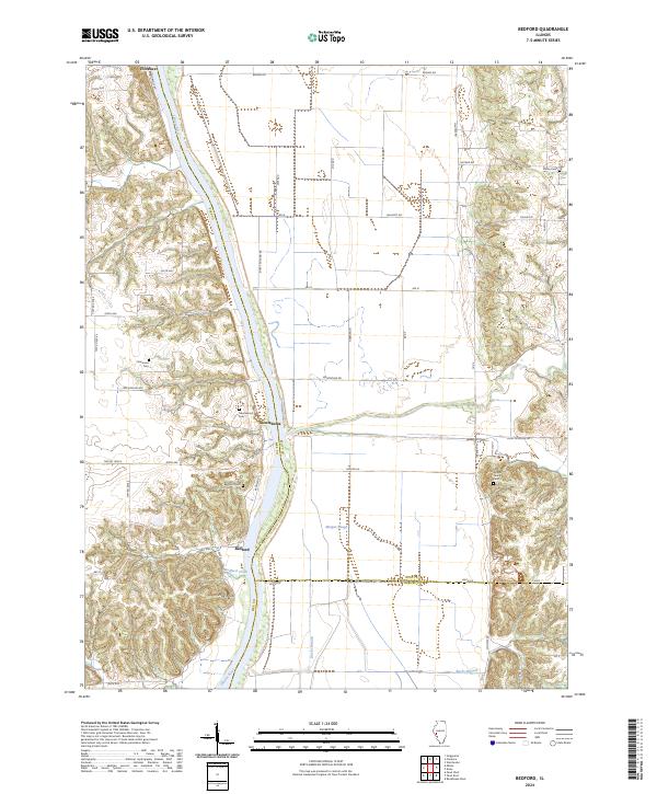 USGS Topographic Map – Bedford