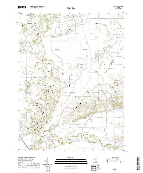 USGS Topographic Map – Biggs