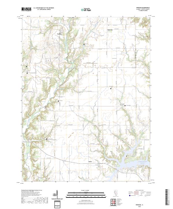USGS Topographic Map – Bingham
