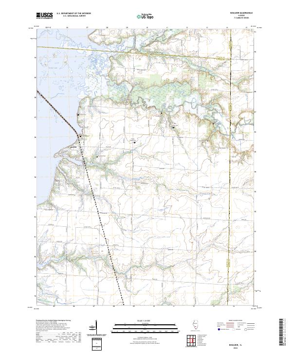 USGS Topographic Map – Boulder