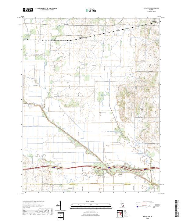 USGS Topographic Map – Boyleston