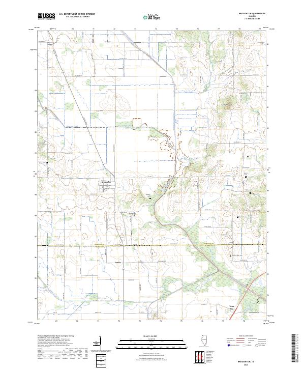 USGS Topographic Map – Broughton