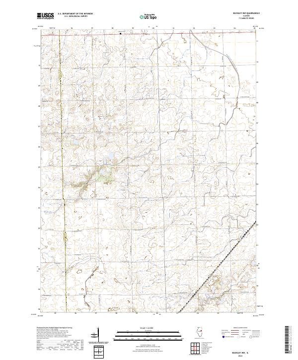 USGS Topographic Map – Buckley NW