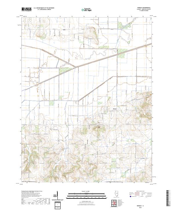 USGS Topographic Map – Bungay