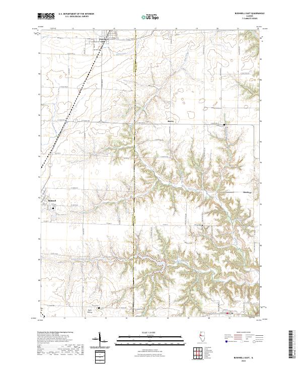 USGS Topographic Map – Bushnell East