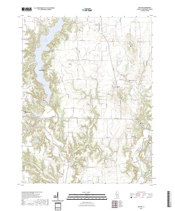 USGS Topographic Map – Butler