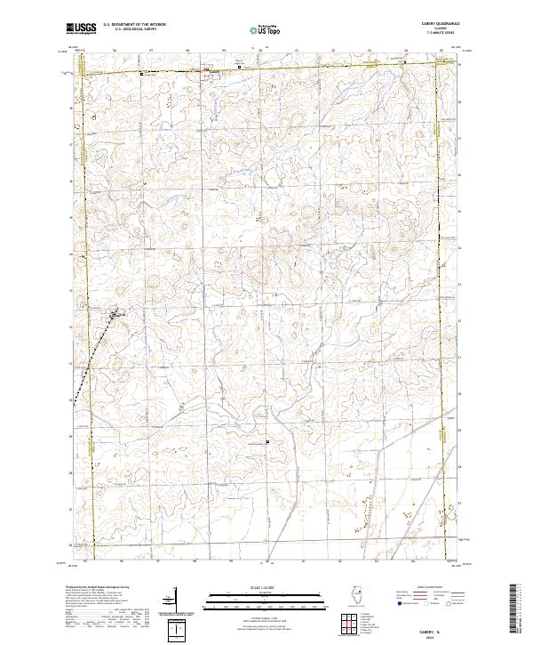 USGS Topographic Map – Cabery